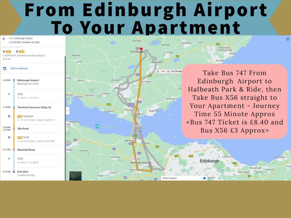2 Bedrooms Entire Apartment Self Check In Kelty Εξωτερικό φωτογραφία
